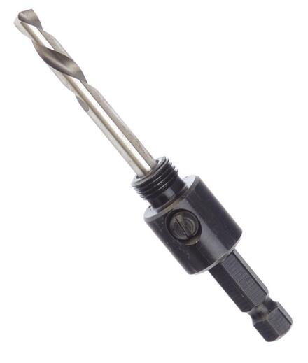 SCIE CLOCHE - Arbre porte scie avec foret et foret pilote