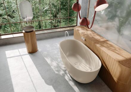 MEISTERSTUCK OYO DUO - Baignoire Duo autoportante acier émaillé