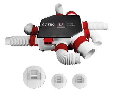 HYGROREGLABLE - SIMPLE FLUX - VMC OCTEO HYGRO ECOWATT