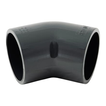 COUDE PVC PR 45 FF A COLLER       90    C4590 SORODIST 