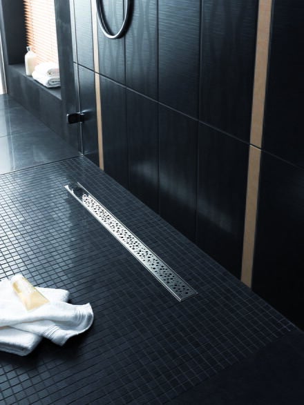 GRILLE DRTE DROPS POLI 90CM       TECE 600930 TECE FRANCE  [600930] 