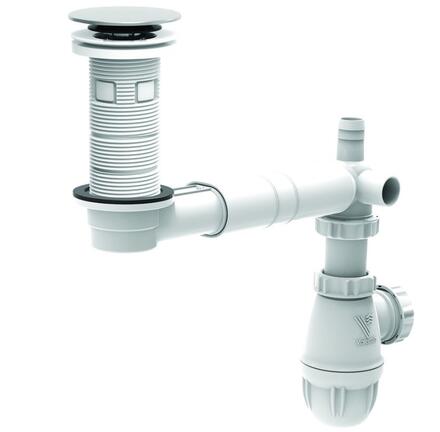 SIPHONETTE - Bonde de lavabo à godet extractible - avec siphon intégré