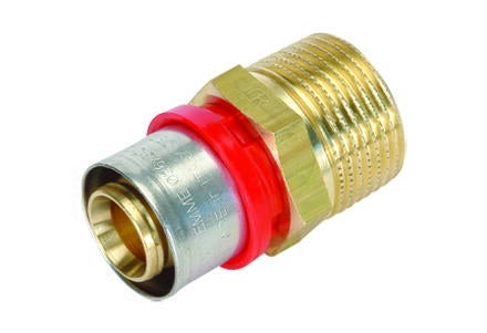 MANCHON DRT MALE A SERT.COMP. 16X1/2  1660004 TIEMME RACCORDERIE 