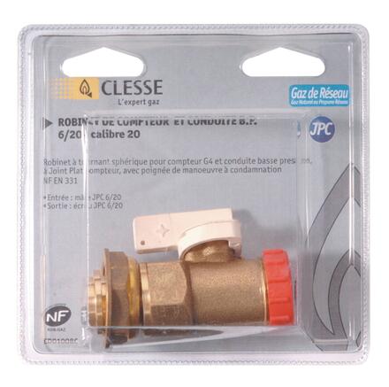 ROBINET DE COMPTEUR ET CONDUITE BASSE PRESSION