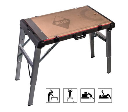 TABLE DE TRAVAIL - Table pliante 4 en 1