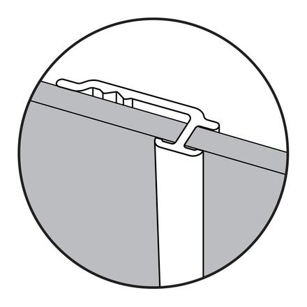 PROFILE ALU DECOFAST LIAISON H ANOD.   400006 LAZER  [400006] 