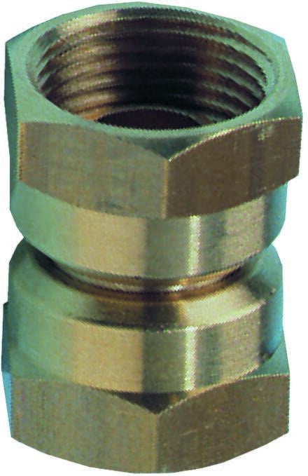 RACCORD POUR GAZ BUTANE ET PROPANE EN RECIPIENT - Raccord double femelle à écrou tournant
