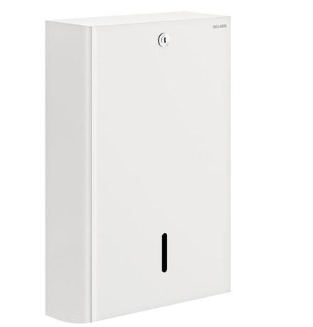 DISTRIBUTEUR ET RECEPTACLE POUR ESSUIE-MAINS - Distributeur d'essuie-mains mural