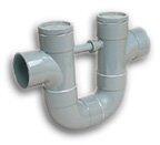 SIPHON DISCONNECTEUR - FF à coller - 2 tampons de visite