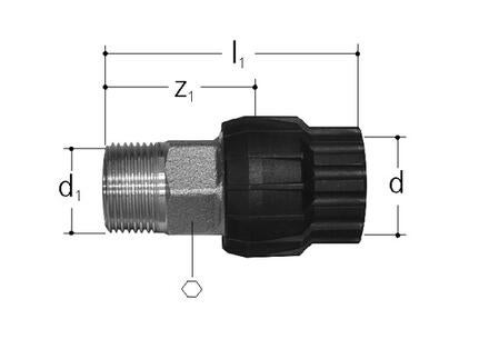 PIECE INTER.M.SANIPEX     1/2-16 GF   1158145 UPONOR  [1158145] 