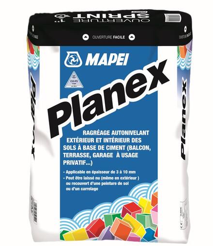 PLANEX - Ragréage autonivelant spécial extérieur