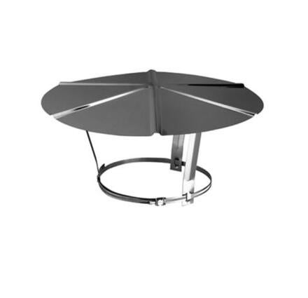 ACCESSOIRES POUR TYRAL INOX 304 - Pattes assemblées sur le casque du chapeau