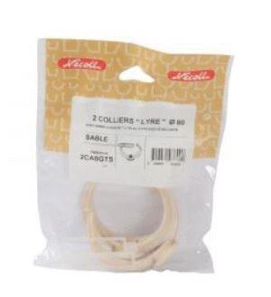 COLLIER PVC - Collier pour tube descente cylindrique