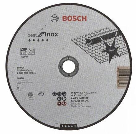 DISQUE A TRONÇONNER - Best for Inox