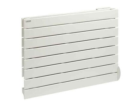FASSANE PREMIUM HORIZONTAL - TVXD - Double -  Radiateur électrique à fluide thermoactif - Tubes émetteurs plats horizontaux - Acier