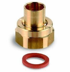 RACCORD POUR GAZ BUTANE ET PROPANE EN RECIPIENT - Raccord 2 pièces à écrou tournant à braser pour tube cuivre