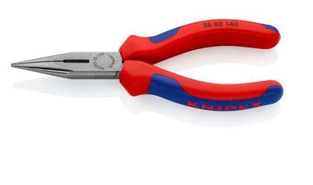 SERRAGE - Pince à bec demi-rond avec tranchant