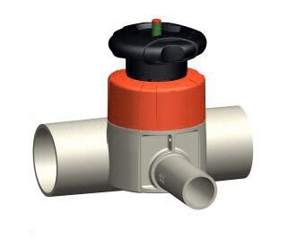 ROBINET ET VANNE PVDF - Vanne à membrane Type 519 - PROGEF Standard - PP-H