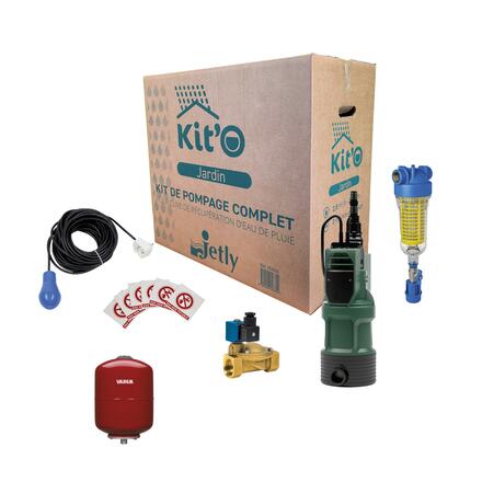 KIT D'ALIMENTATION - KIT'O - Kit alimentation jardin pour cuve de récupération pluviale