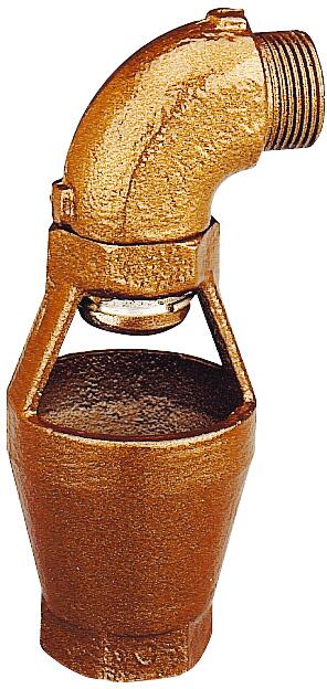 SOUPAPE DE SURETE - Entonnoir avec coude articulé