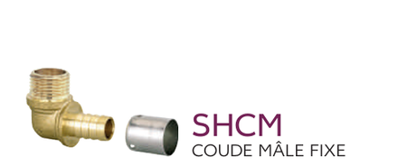 COUDE FIXE MALE/FEMELLE - A Sertir
