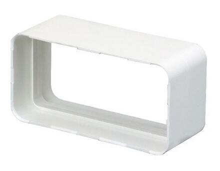 CONDUIT RECTANGULAIRE RIGIDE - Pour réseau équivalent Ø 80 ou 100 mm