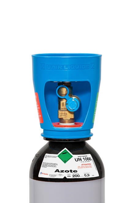 RECHARGE AZOTE PETITE BOUTEILLE 0.9M3     220 AIR LIQUIDE CONSIGN.  [220] 