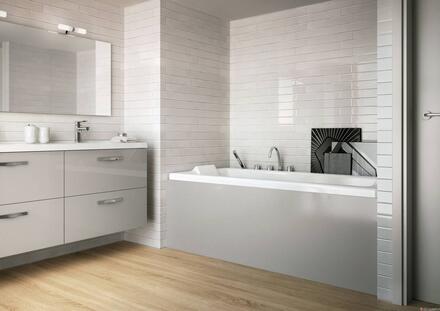 NOVALU PRO - Tablier de baignoire inoxydable