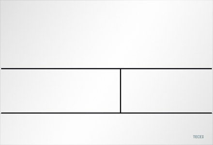 PLAQUE TECESQUARE II BLANC MAT - FLUSHINGTECH TECE FRANCE  [9240834] 