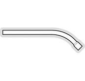 COURBE PVC - MF - 90° - Télécom