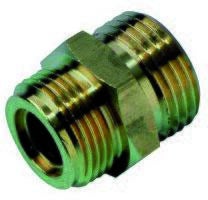 RACCORD POUR GAZ BUTANE ET PROPANE EN RECIPIENT - Raccord double mâle