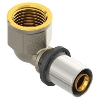 COUDE MULTICOUCHE A SERTIR ET A VISSER EASYTEC - 90°