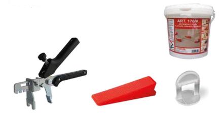 KIT NIVELLEMENT - Support avec coin et pince