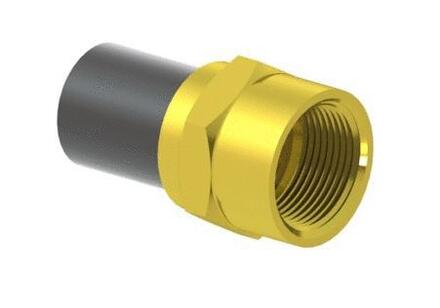 ADAPTATEUR PE/LAITON - Femelle