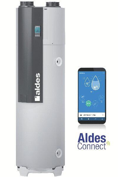 T.FLOW HYGRO+ - Chauffe-eau thermodynamique sur air extrait - VMC - Maison individuelle