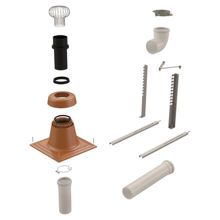 CHEMILUX CONDENSATION - Kit Entrée murale