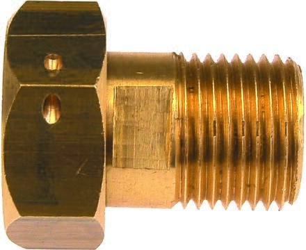 RACCORD COMPTEUR - MF - Avec plats et trou