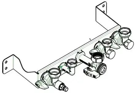 BARRETTE DE ROBINETTERIE