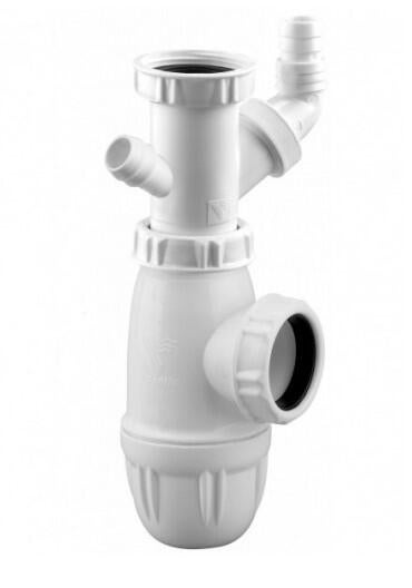 SIPHON - Siphon universel entrée 1"1/2 et 1"1/4 sortie D32 et 40 mm