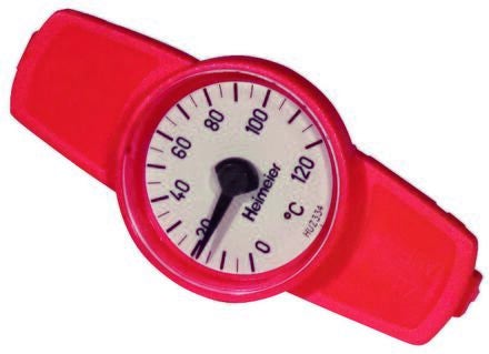THERMOMETRE ROUGE GLOBO DN10 A 32 0600-00.380 IMI HYDRONIC ENGINEERING TA  [0600-00.380] 
