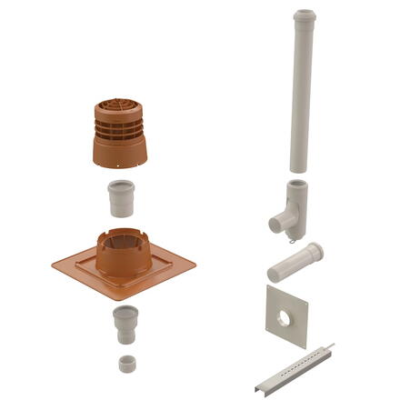 CHEMILUX CONDENSATION - Kit Entrée murale