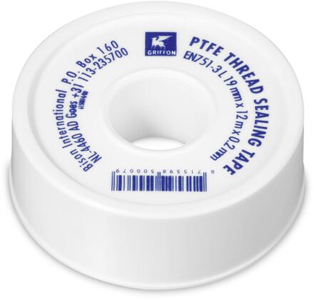 RUBAN PTFE PROFESSIONNEL - Pour étancher des raccords filetés métalliques et plastiques