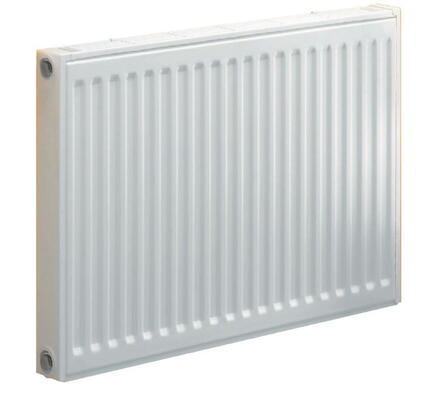 SAMBA 22 HB 6T - HORIZONTAL HABILLE - Radiateur 4 orifices réversibles - 2 panneaux avec ailettes