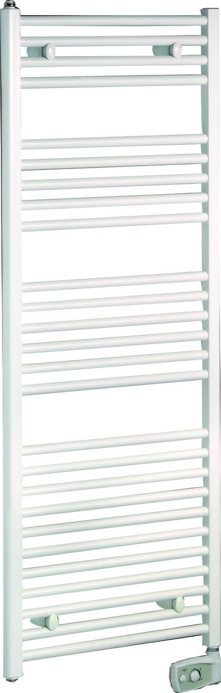 B24-S E - Radiateur Sèche-serviettes - Chauffage électrique - Acier - Droit