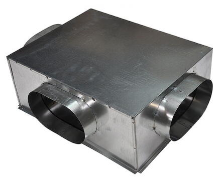 PLENUM ACIER ISOLE - Piquage latéral