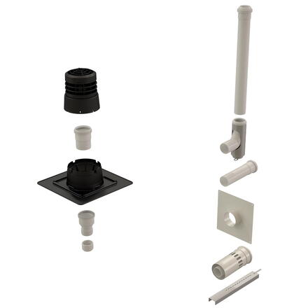 CHEMILUX CONDENSATION - Kit Entrée murale