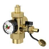 GROUPE DE RACCORDEMENT ET RACCORD RAPIDE - Groupe de raccordement Flexcon + manomètre