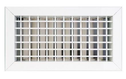 GRILLE DE SOUFFLAGE - Double déflexion - Avec régulation du débit