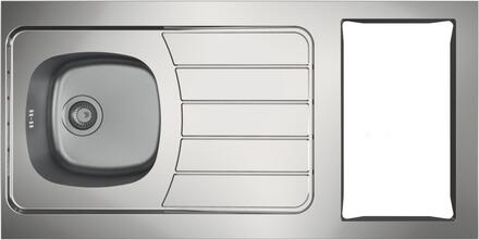 EVIER CUISINETTE ISEO 1C.1200 INOX CPBD120A30 MODERNA FRANCE  [CPBD120A30] 