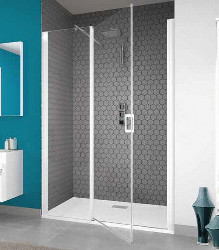 SMART P SANS SEUIL - Porte pivotante sans seuil à ouverture totale